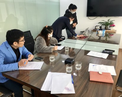 Quality meeting of Duy Tan office